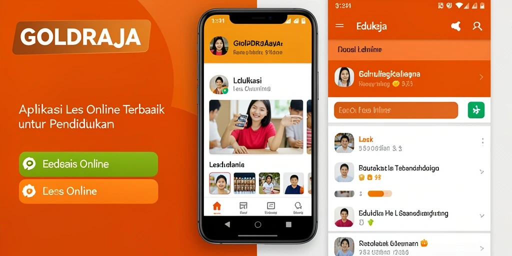 Tampilan antarmuka pengguna <strong>GOLDRAJA</strong> yang menarik dan intuitif.