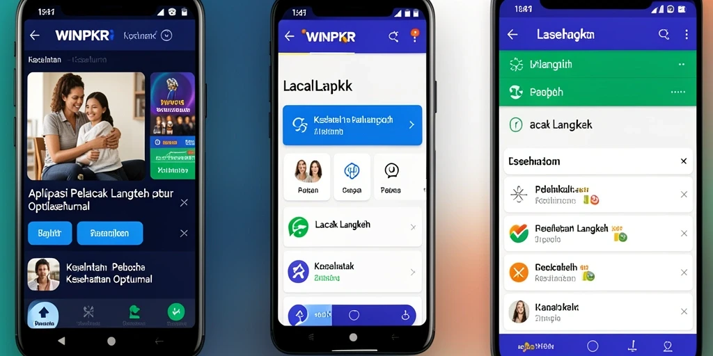 Antarmuka WINPKR menampilkan data langkah yang mudah dipahami.