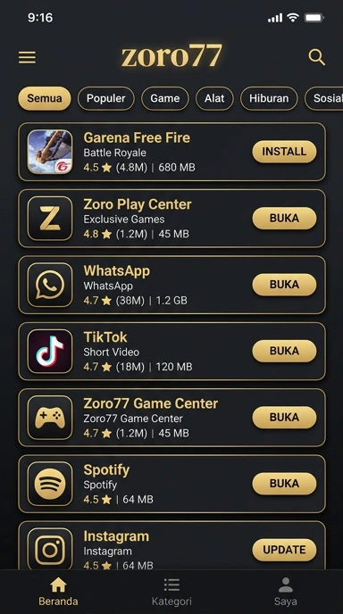 Katalog Aplikasi Populer | zoro77 Hub Unduhan Indonesia